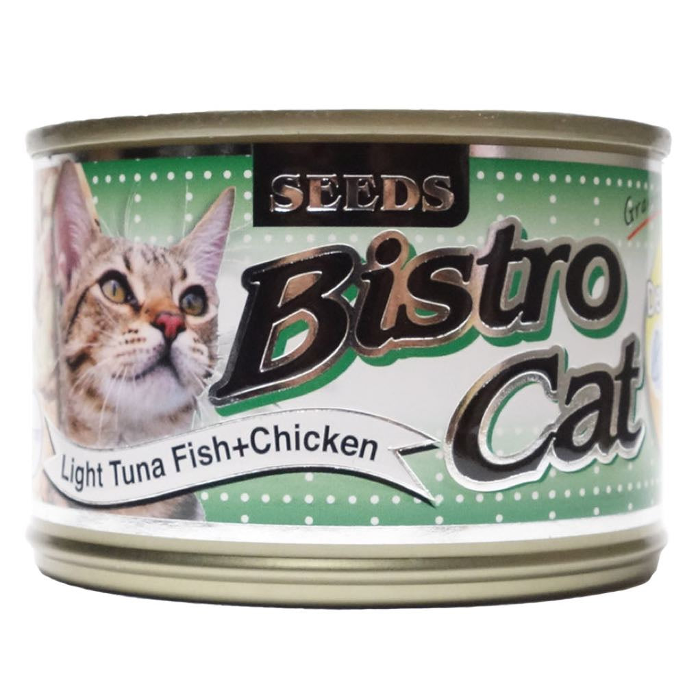 Bistro Cat Light Tuna Fish & Chicken Canned Cat Food 170g