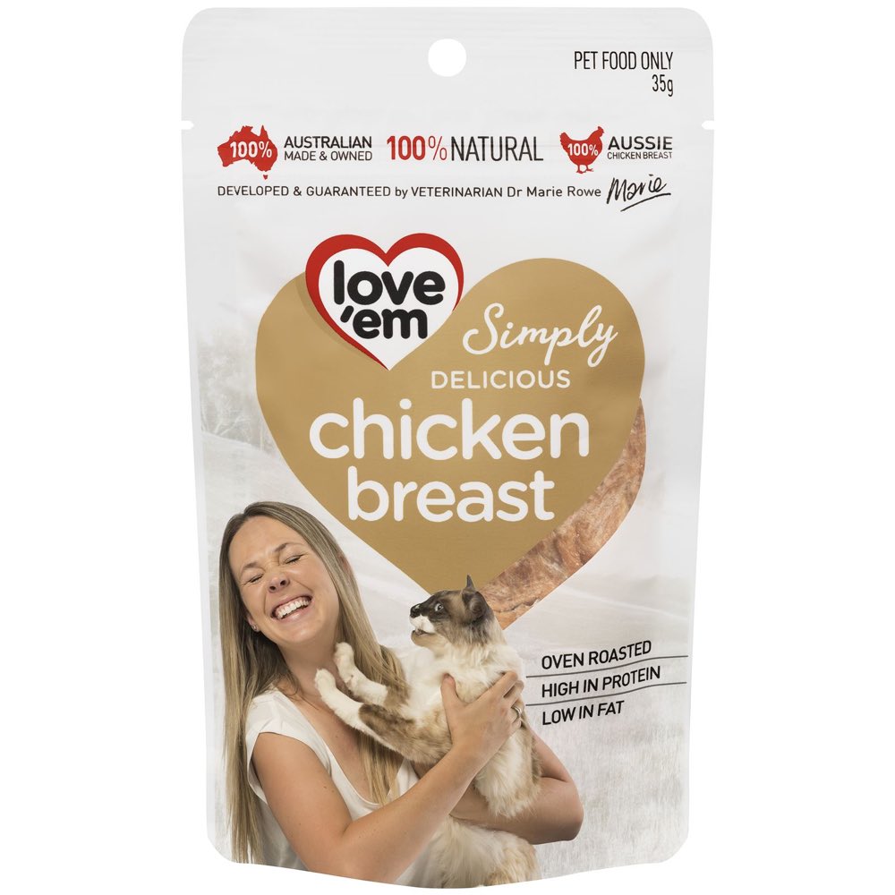 Love??em Chicken Breast Oven Roasted Cat Treats 35g