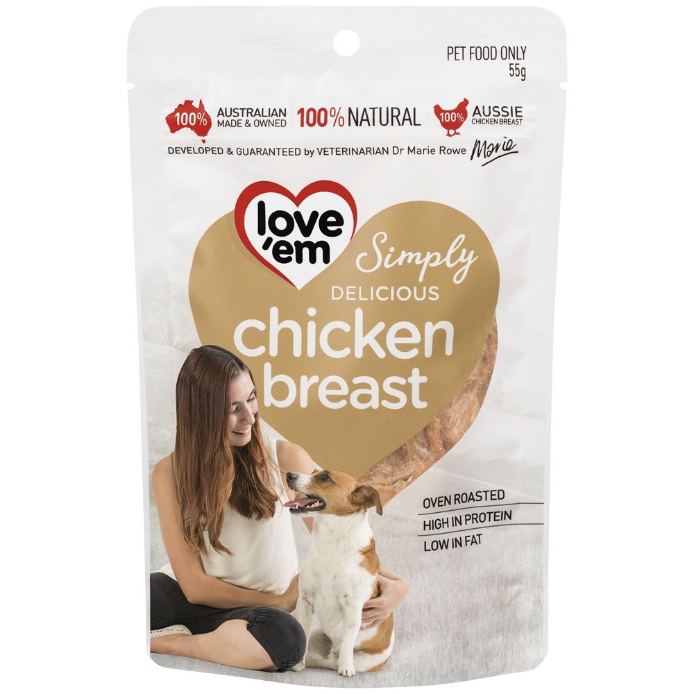 Love??em Chicken Breast Oven Roasted Dog Treats 55g
