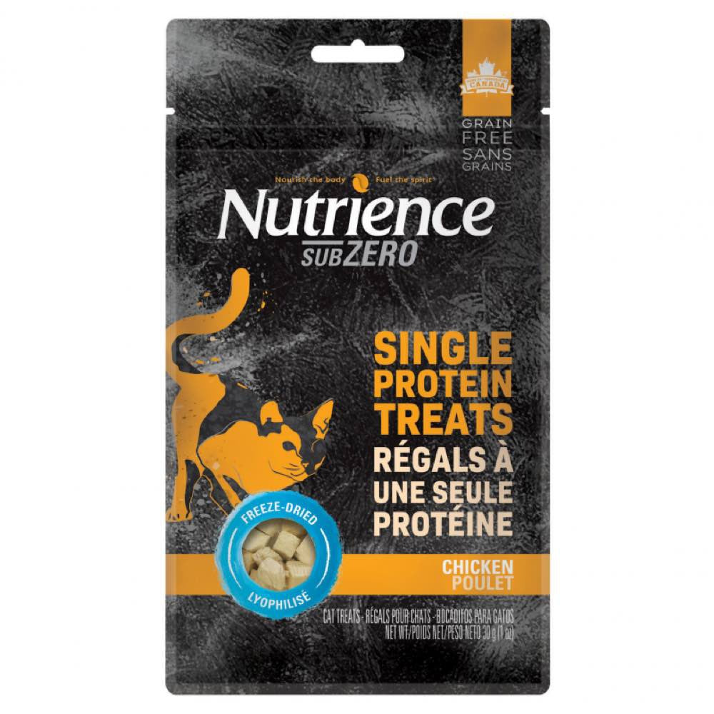 Nutrience Subzero Single Protein Treats Chicken Grain Free Cat Treats 30g