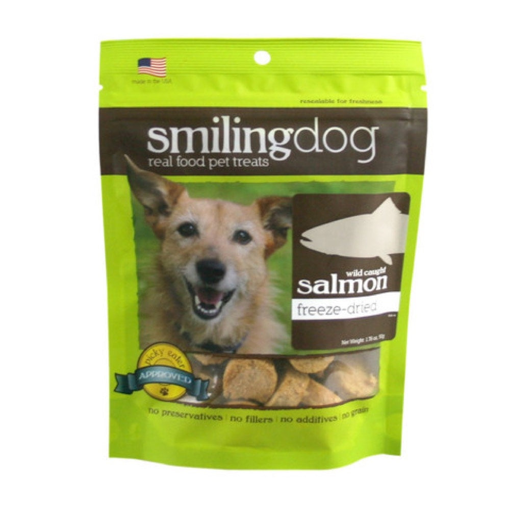 Smiling Dog Wild-Caught Salmon Freeze Dried Dog Treats 50g