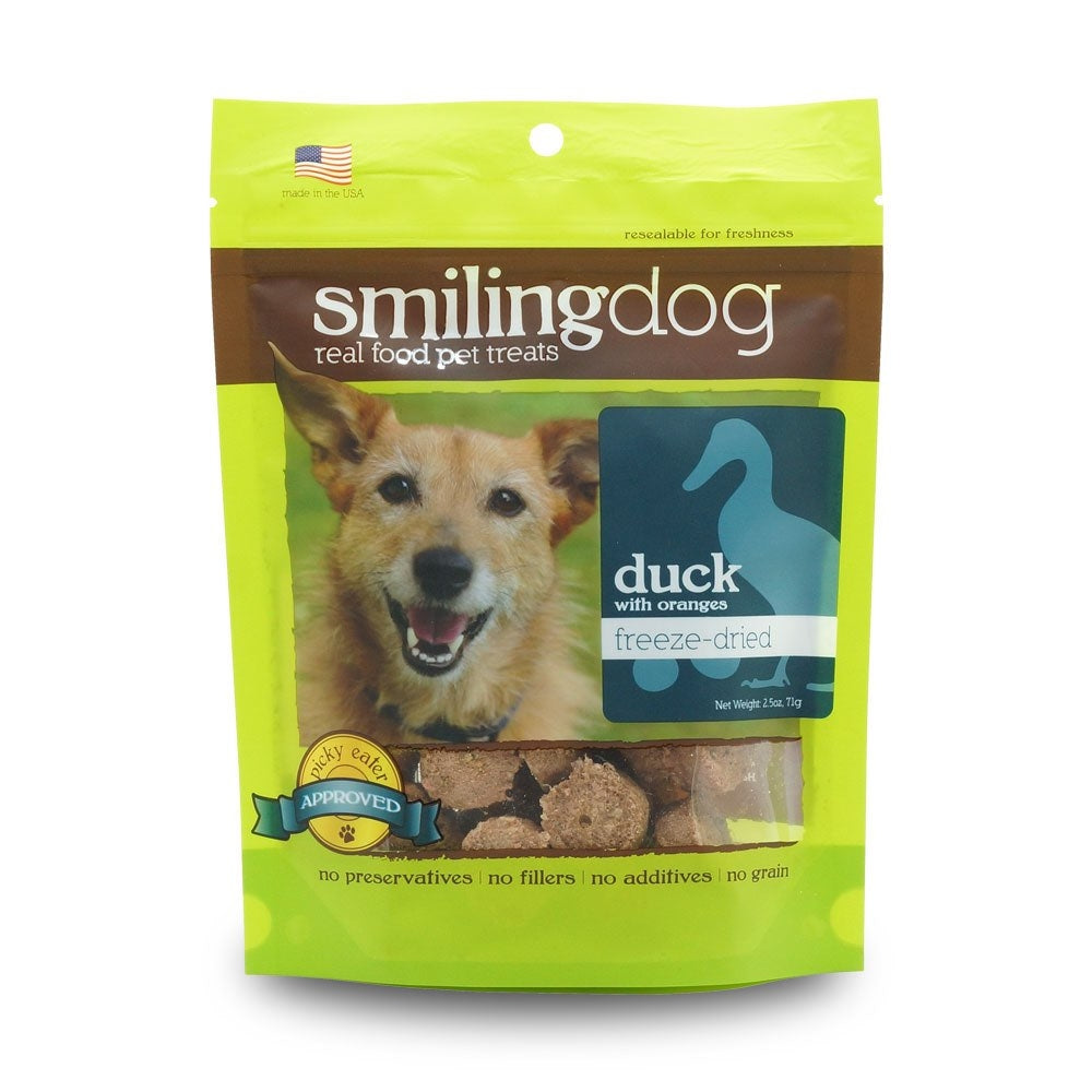 Smiling Dog Duck with Cherries & Coconut Grain-Free Soft & Chewy Dog Treats 227g