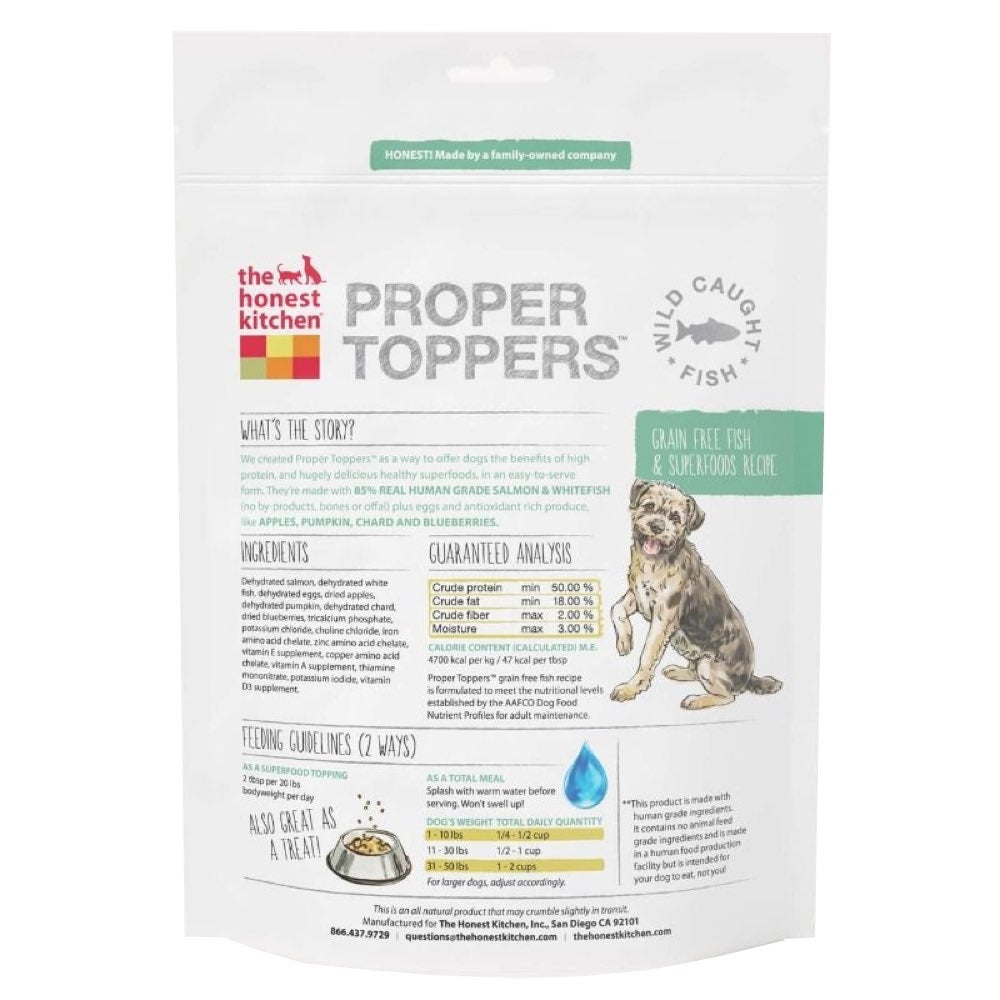 The Honest Kitchen Grain Free Fish Proper Toppers 5.5oz